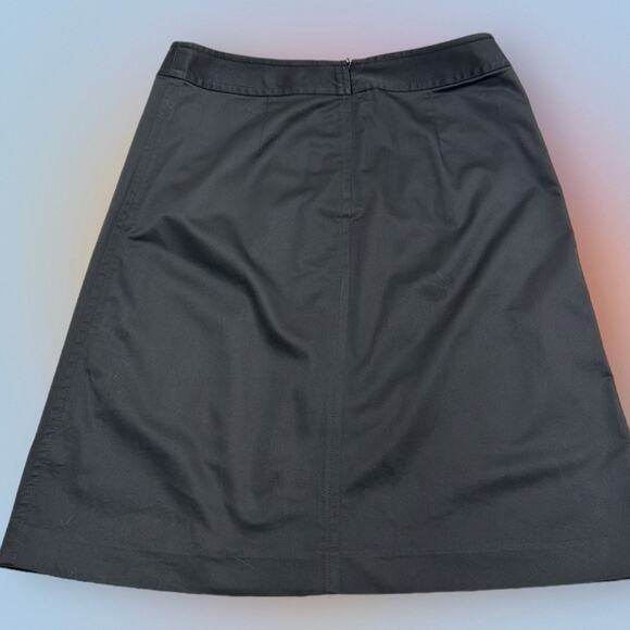 BANANA REPUBLIC Women’s 10 Black Stretch Cotton Skirt - Picture 2 of 3